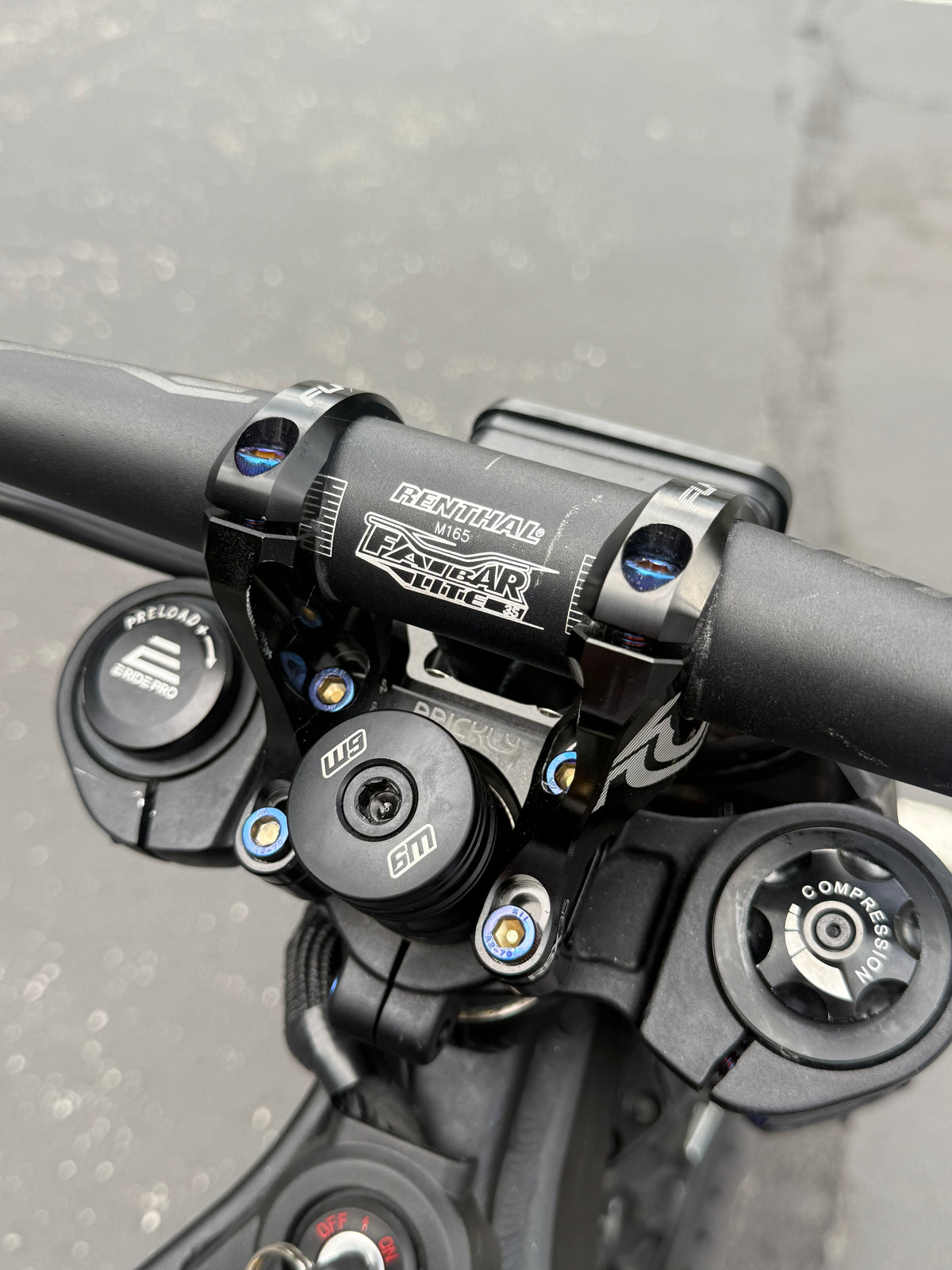Prickly mount titanium